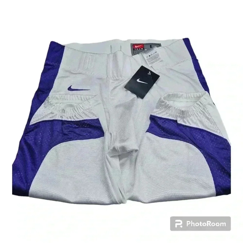 Nike Men's Open Field Football Pants Whit/ Purple # 615745/110 NWT Choo… - Picture 3 of 7